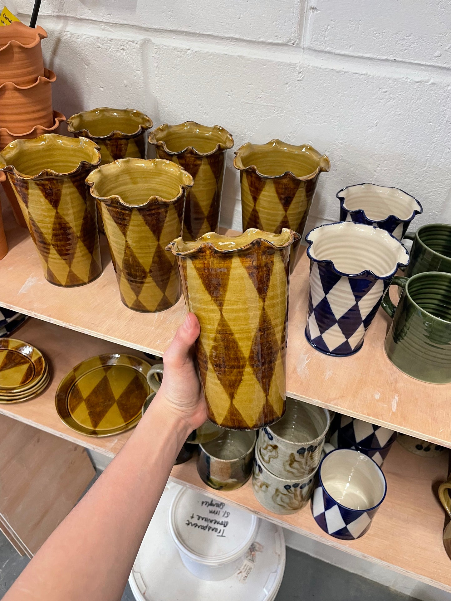 Honey Glaze Vase - Large
