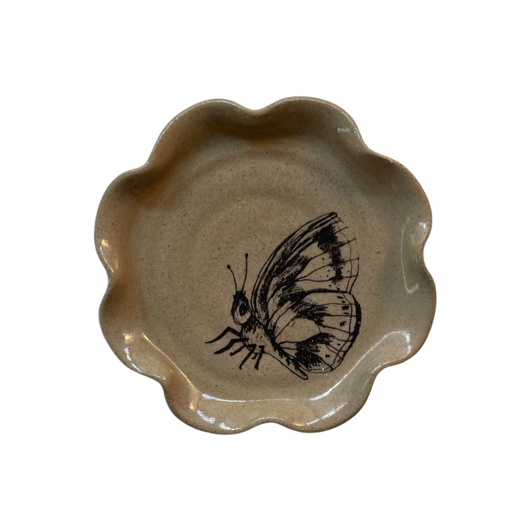 Frilly Dish - Butterfly