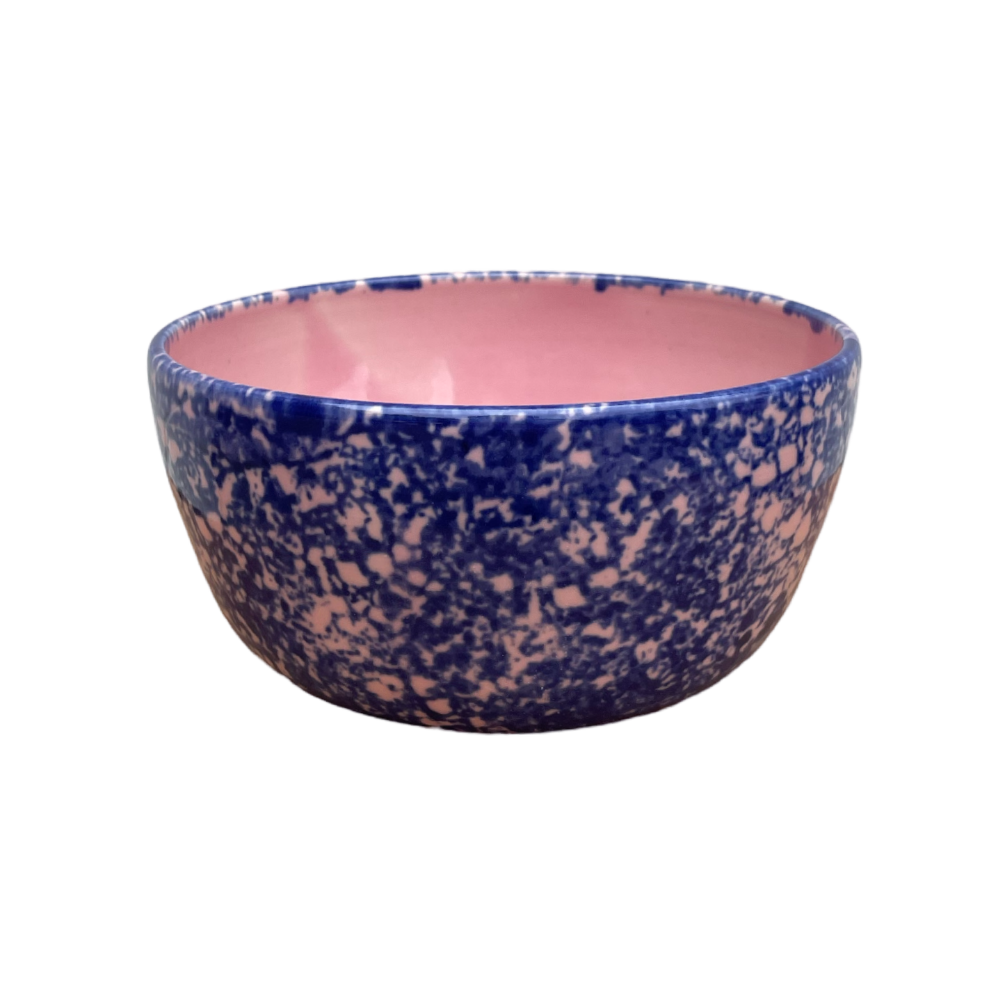 Cobalt Sponged Bowl - Pink