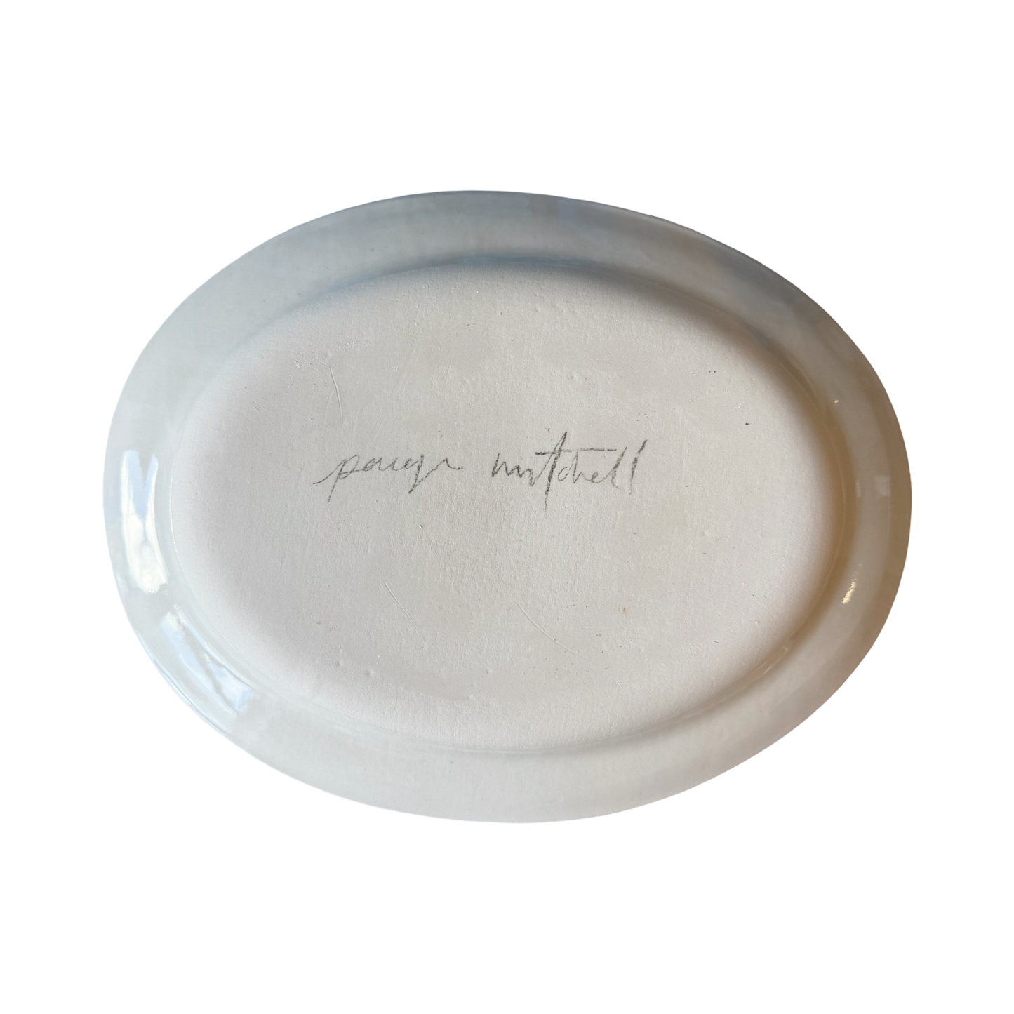 Circus Platter - Blue and Honey - Large