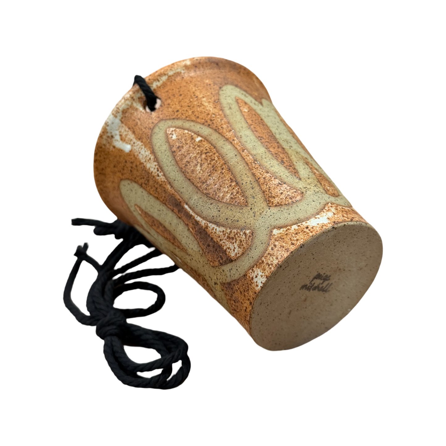 Toasted Swirl Hanging Pot