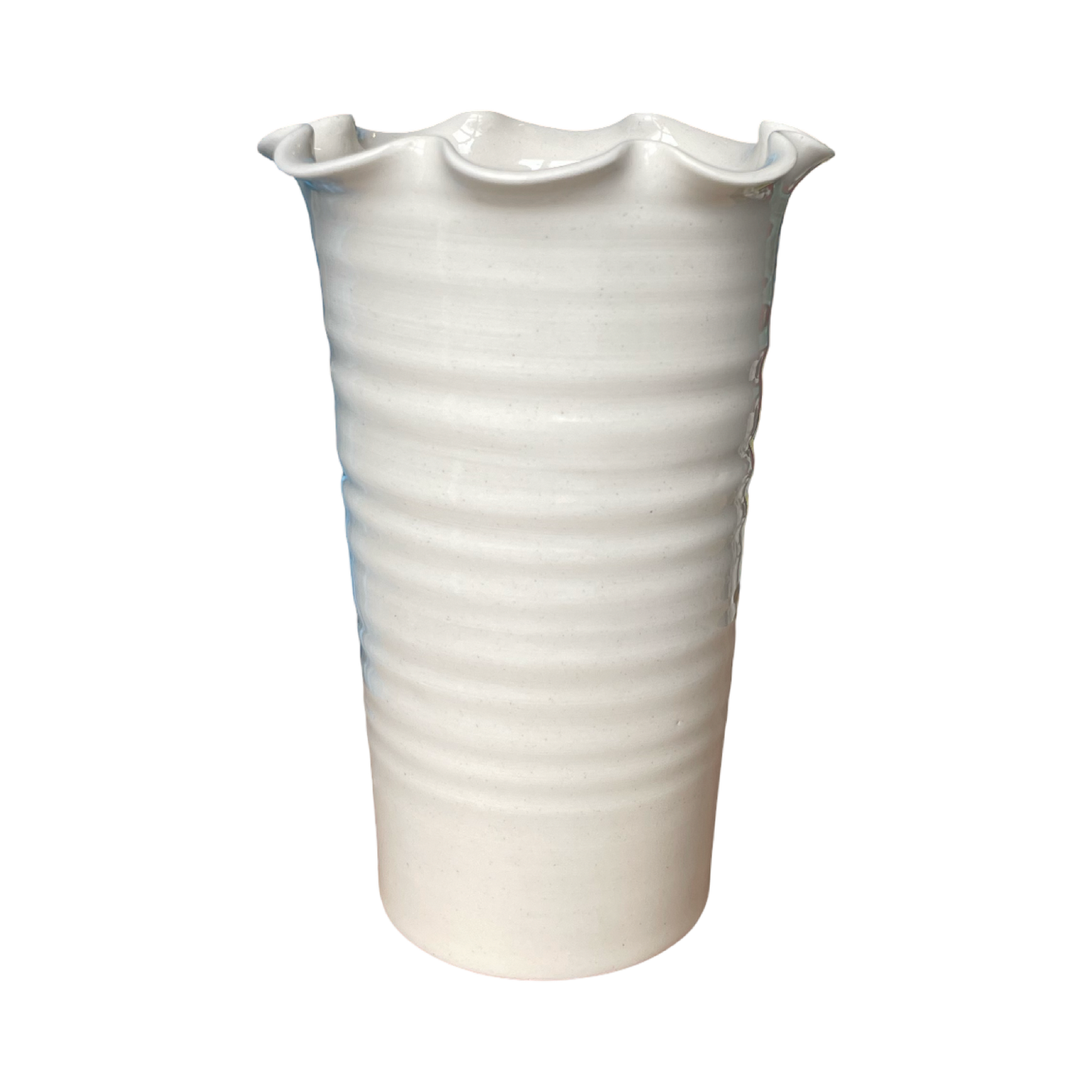 Frilly Vase Stoneware - Large