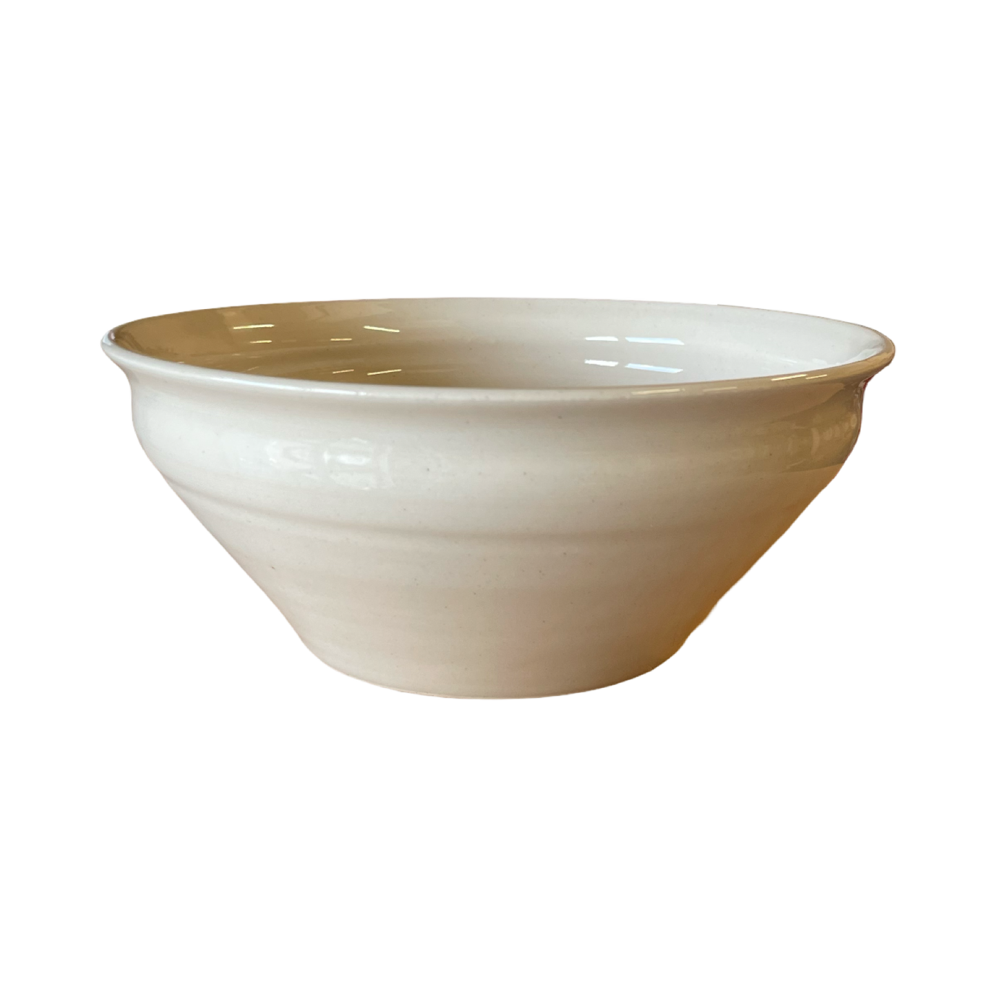 White Stoneware Bowl #3