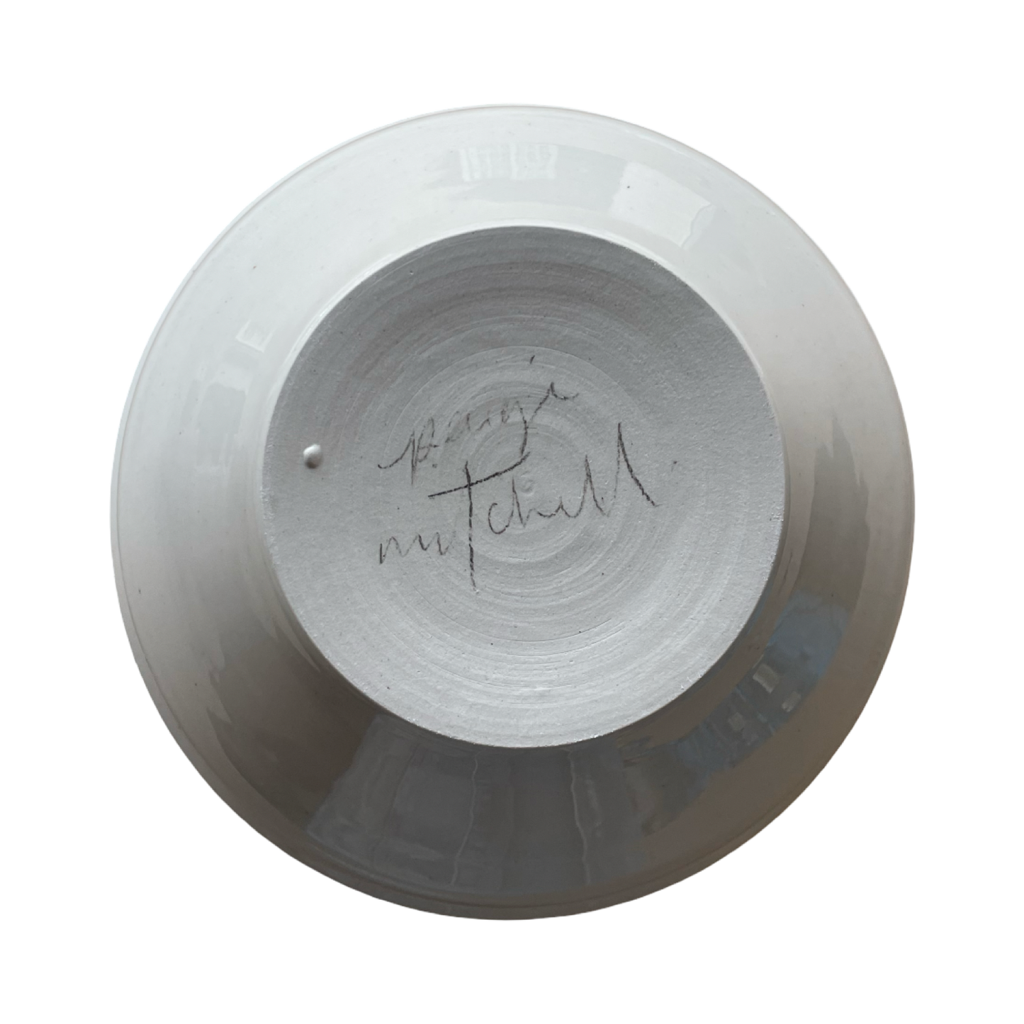 White Stoneware Bowl #3