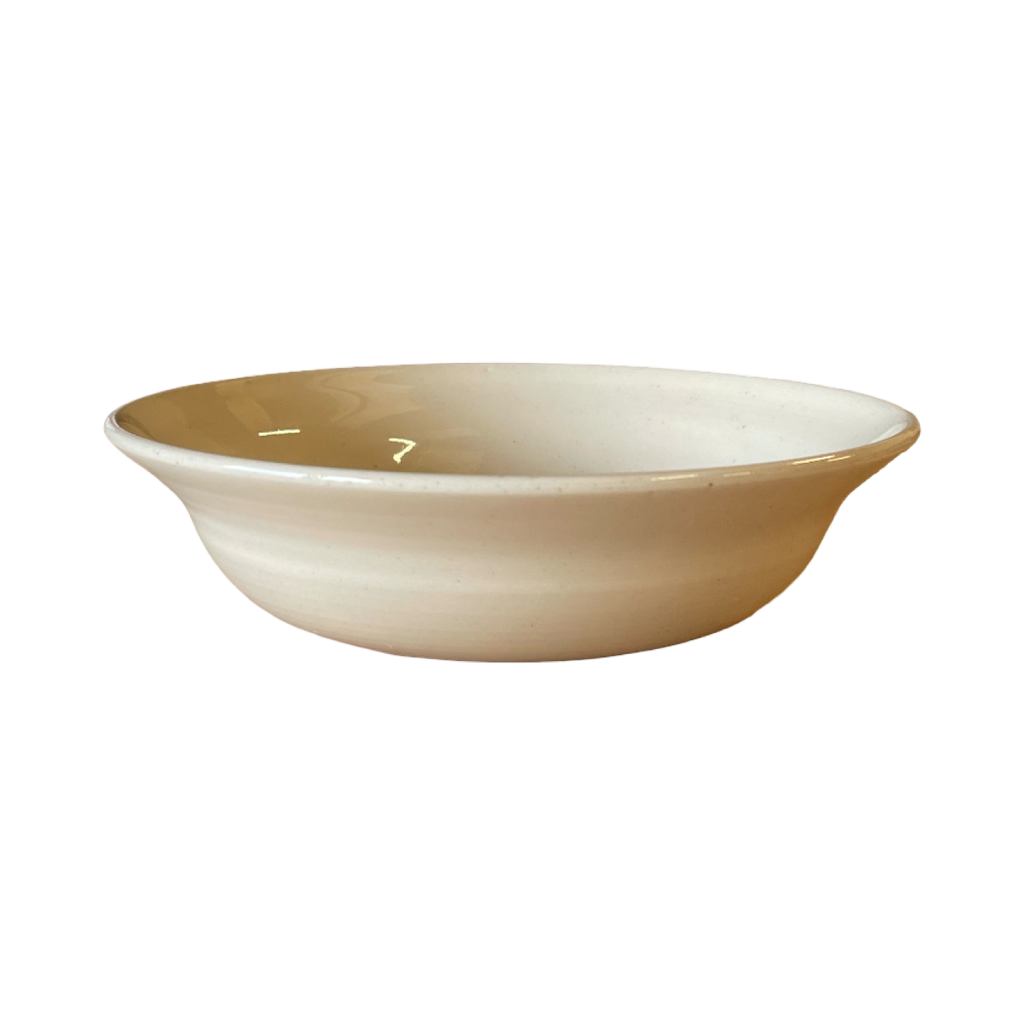 White Stoneware Bowl #4
