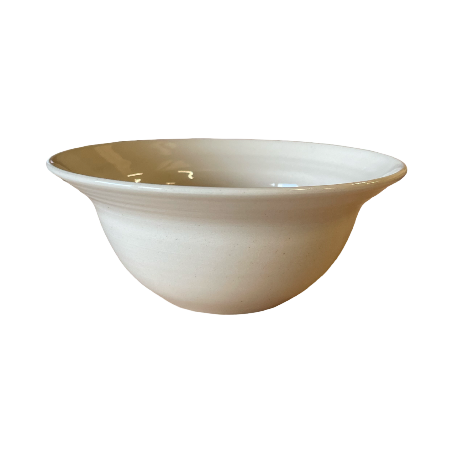 White Stoneware Bowl #5