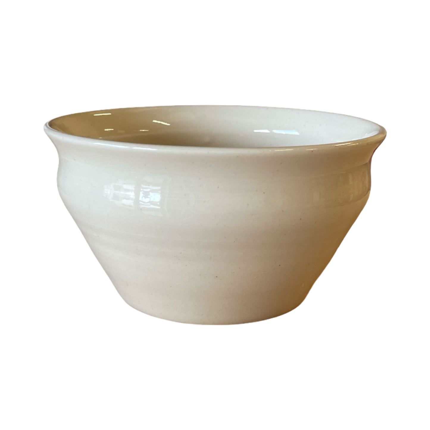 White Stoneware Bowl #6