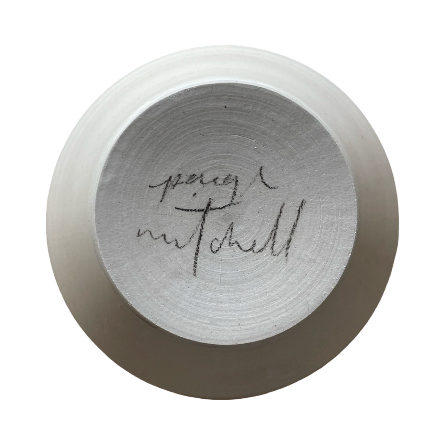 White Stoneware Bowl #6