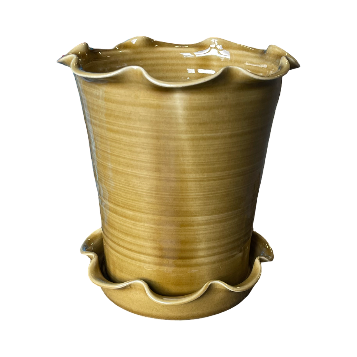 Frilly Pot - Honey