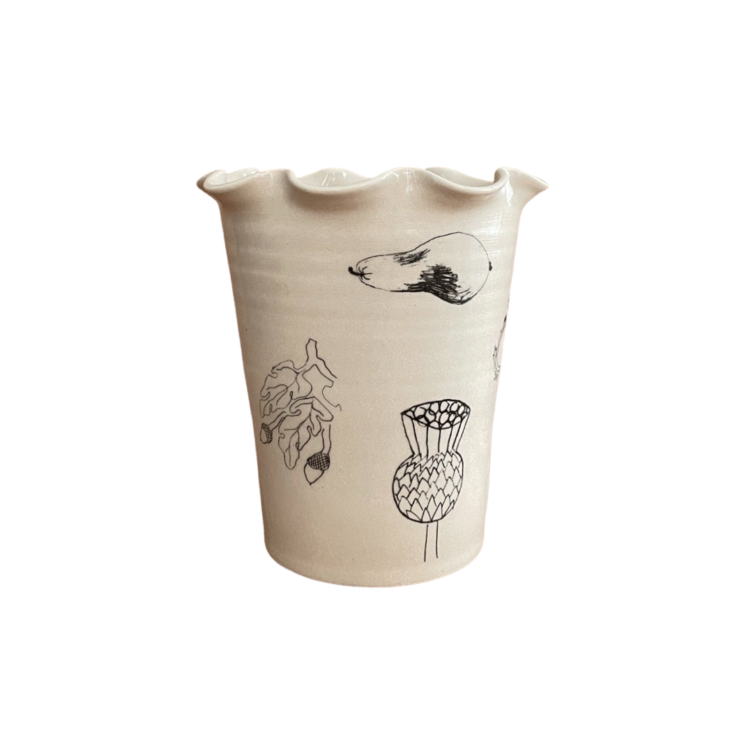 Frilly Garden Vase