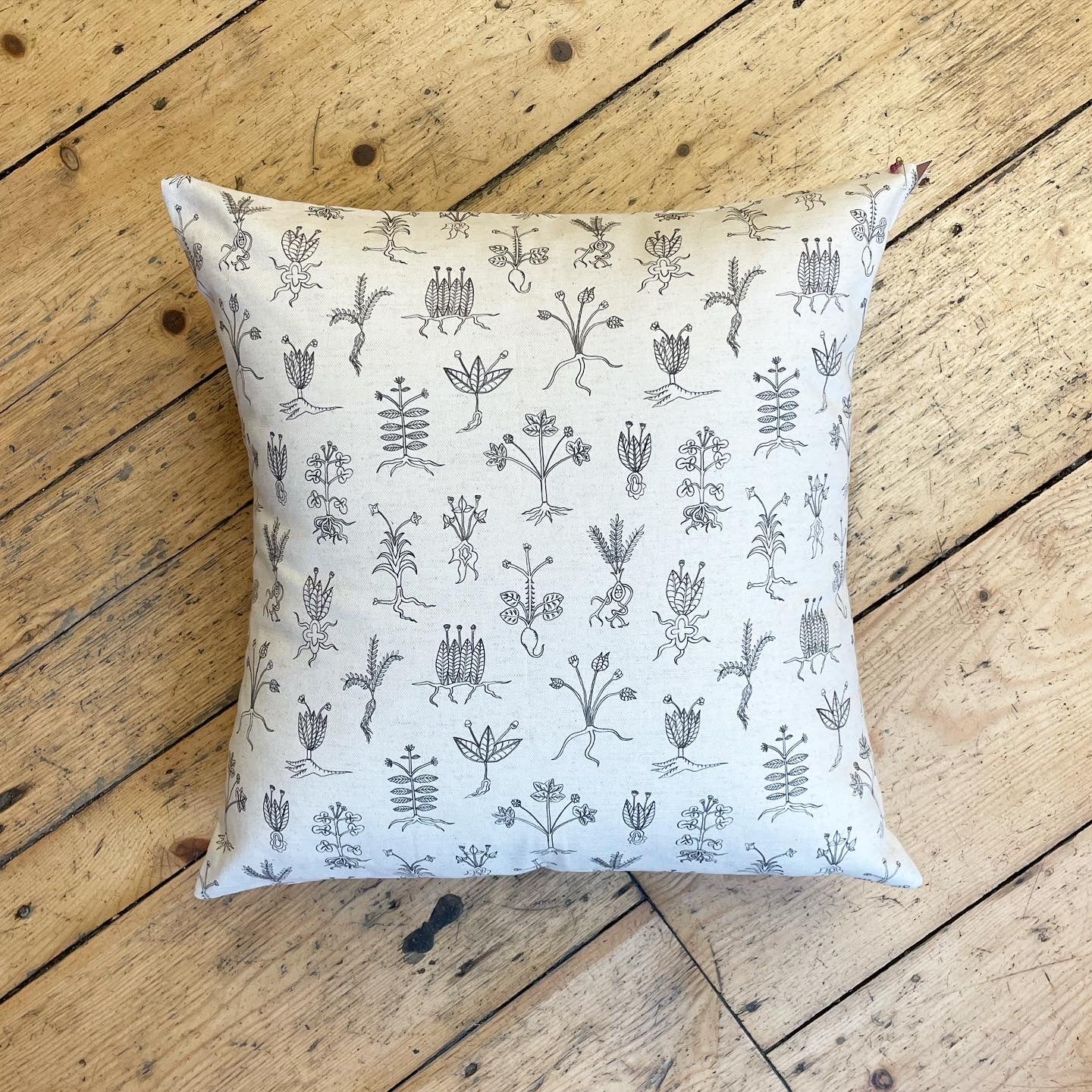 Herbal Linen Cushion Cover.