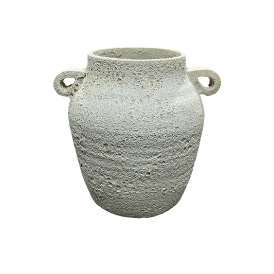 White Magma Vase.