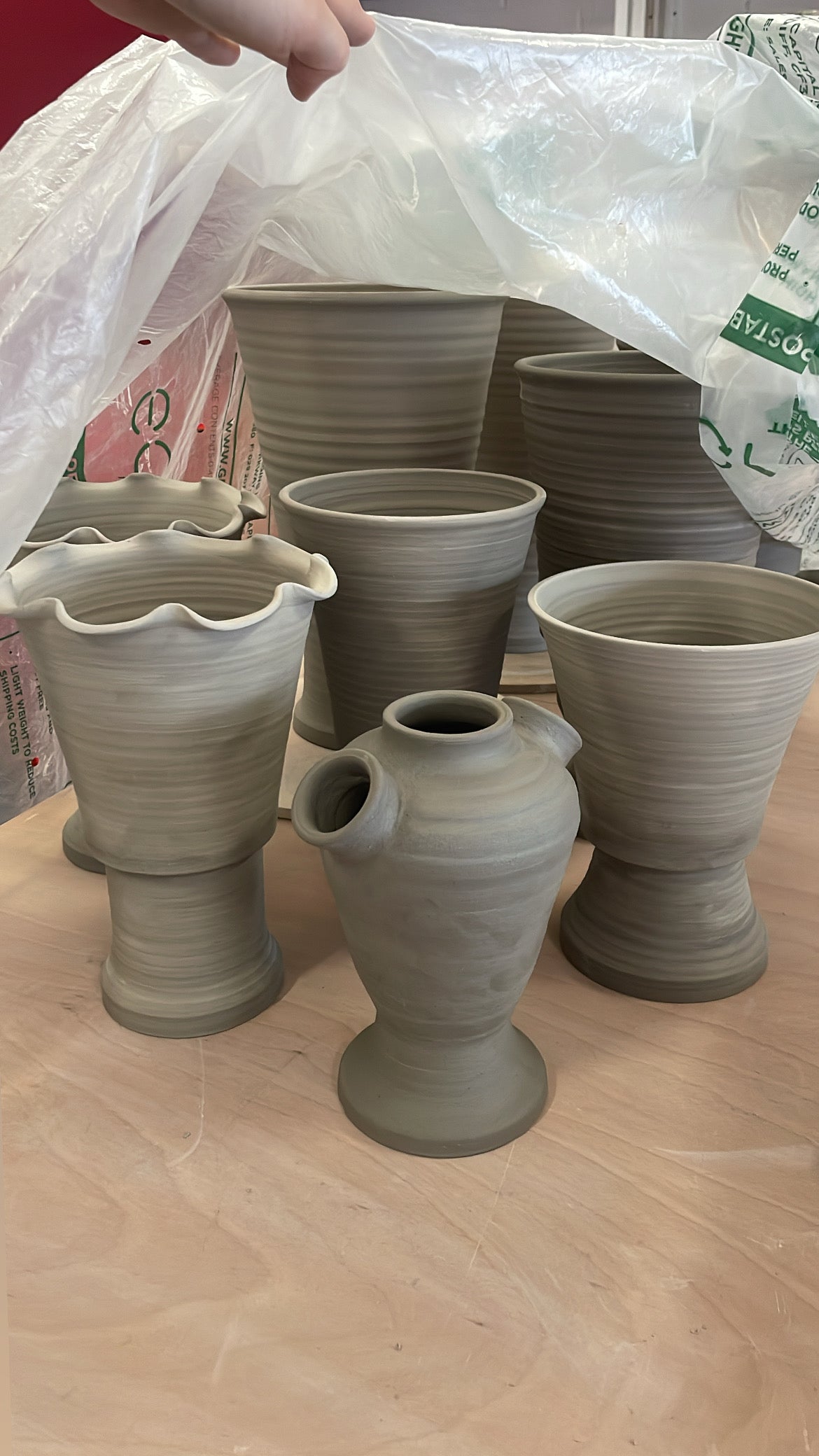 Stoneware Tulipiere - Speckle Stoneware #2