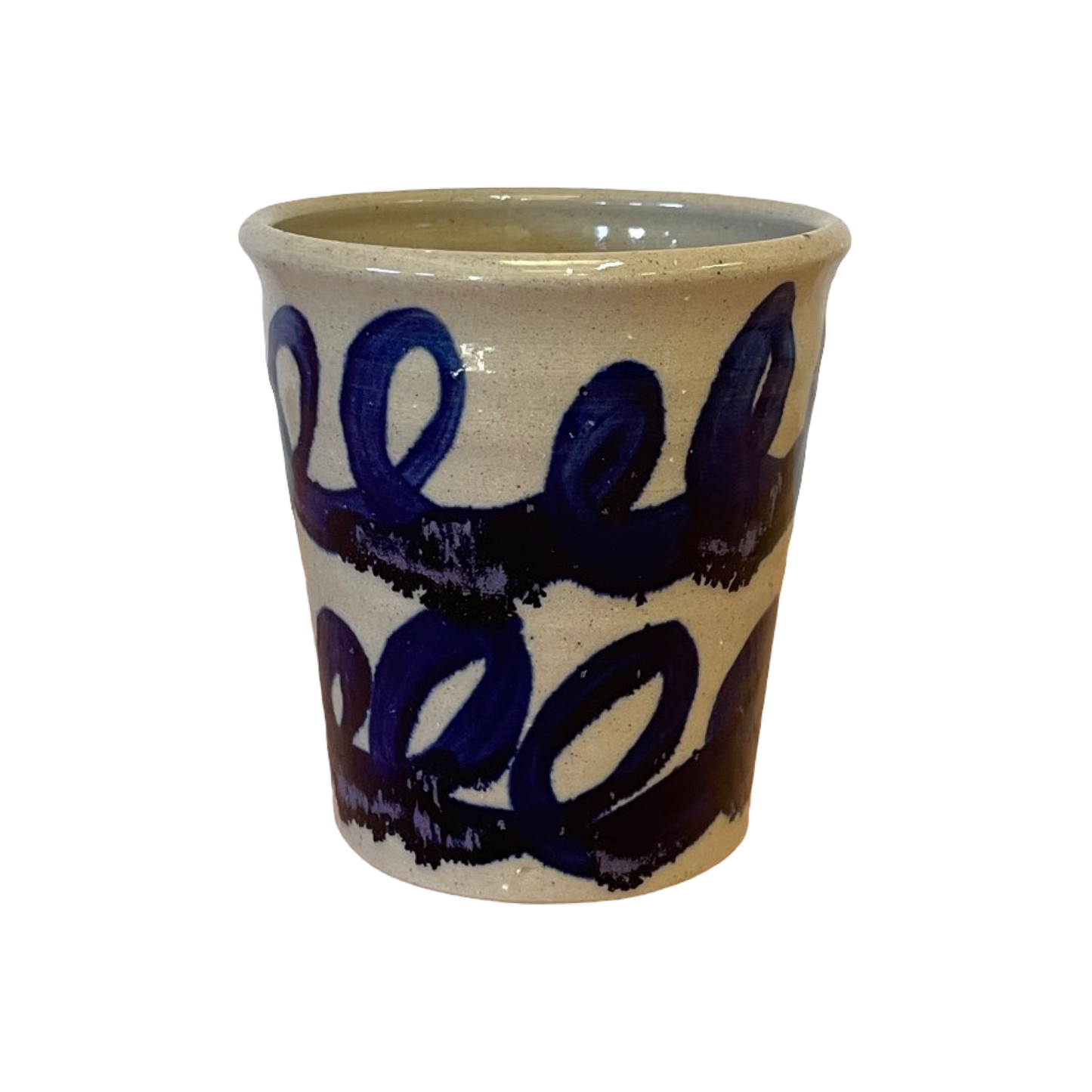 Cobalt Swirls Pot
