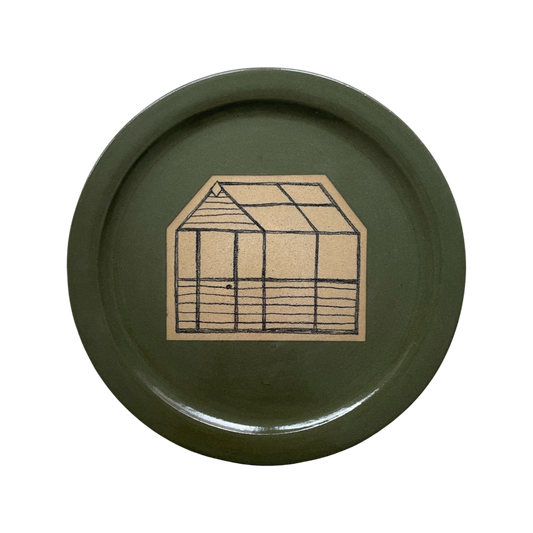 Greenhouse Dinner Plate Green