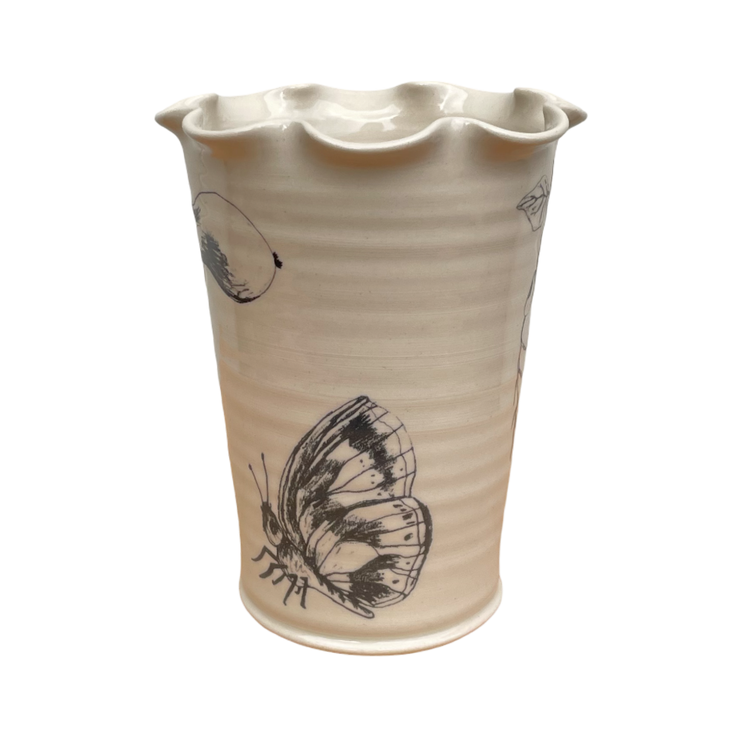 Frilly Garden Vase - Small