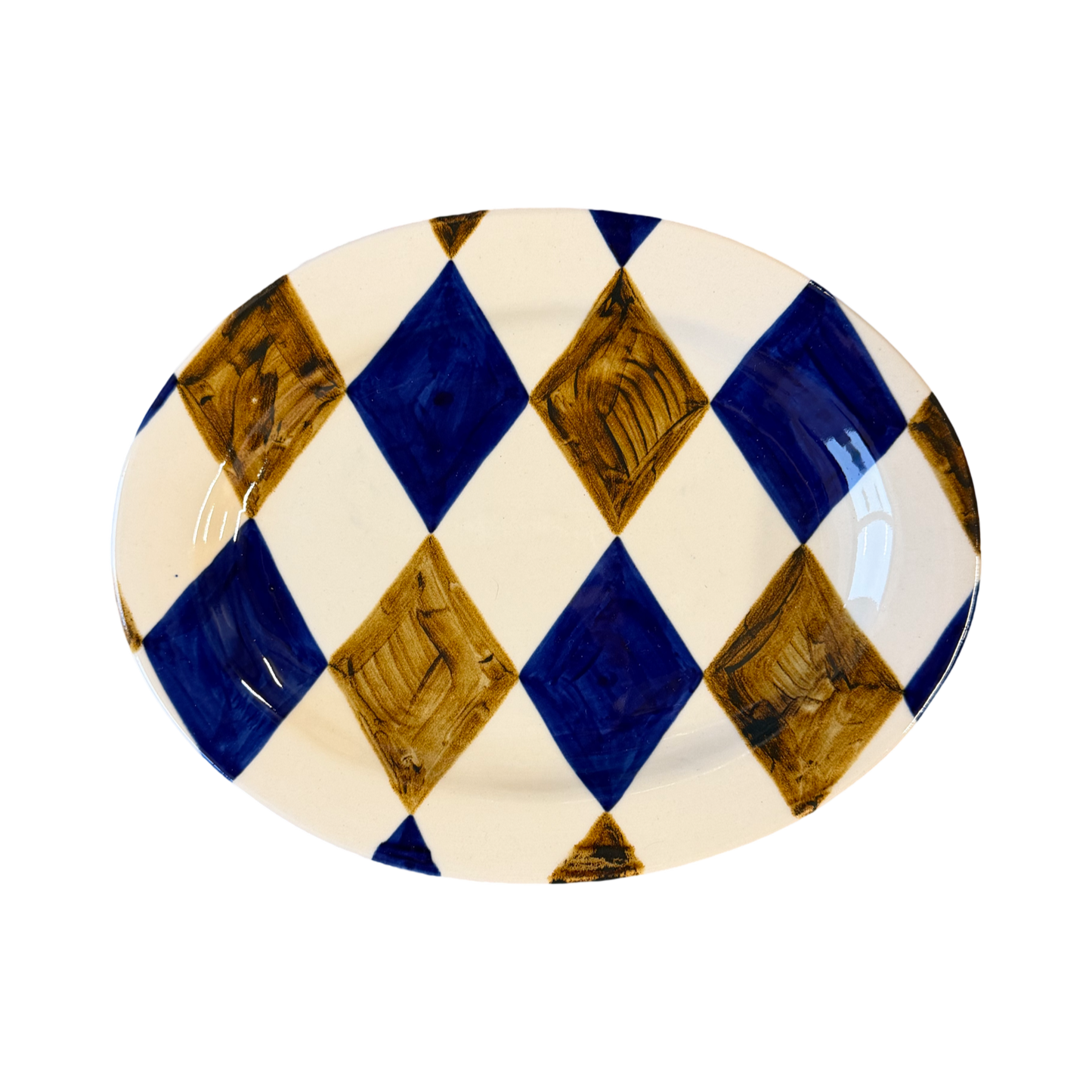 Circus Platter - Blue and Honey