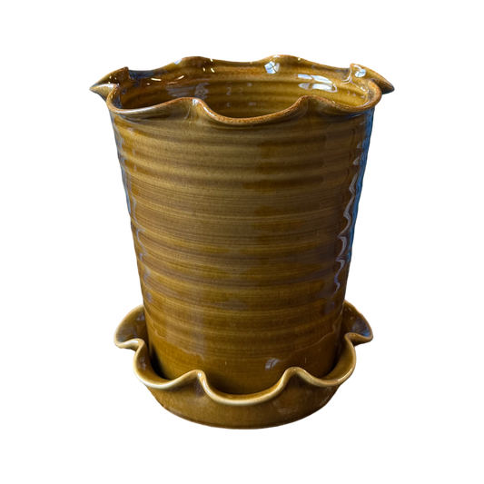 Frilly Pot - Honey