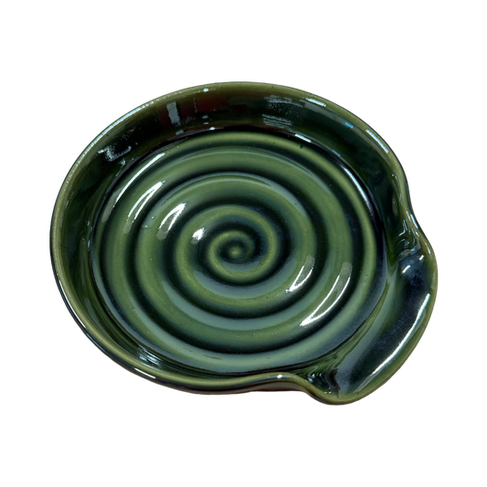 Emerald Green Spoon Rest