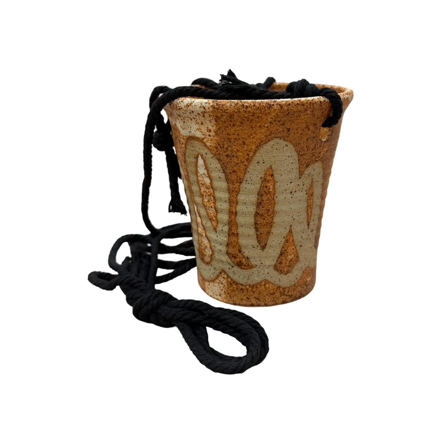 Toasted Swirl Hanging Pot