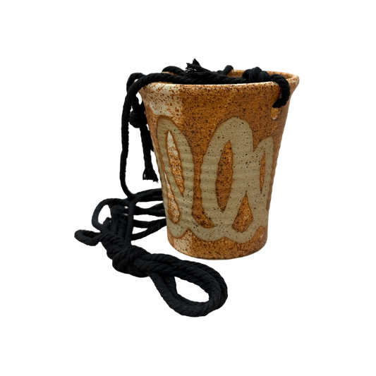 Toasted Swirl Hanging Pot