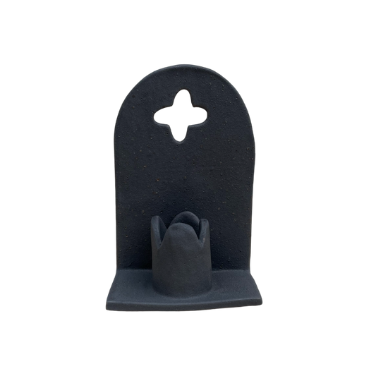 Gothic Sconce #4 Matte Black