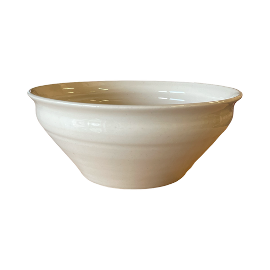 White Stoneware Bowl #3