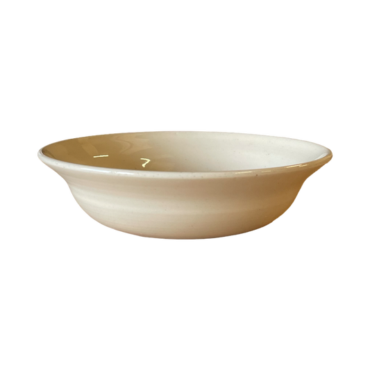 White Stoneware Bowl #4
