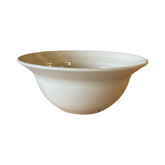 White Stoneware Bowl #5