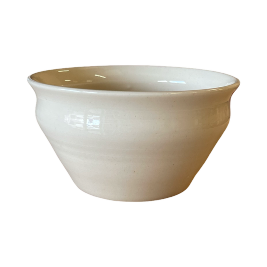 White Stoneware Bowl #6