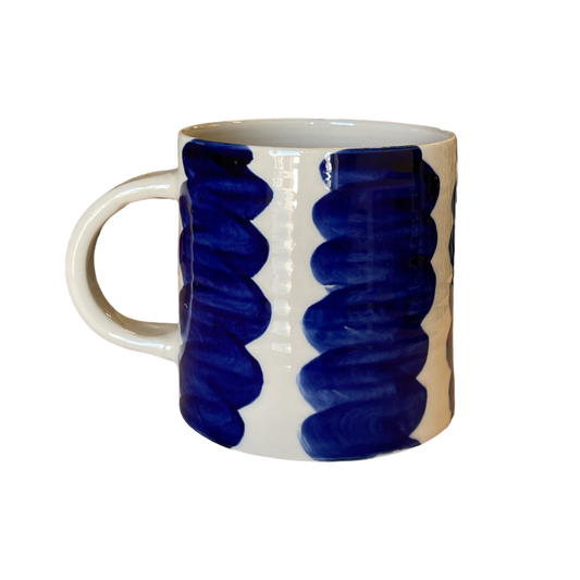 Cobalt Wiggle Mug