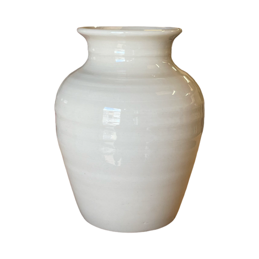 White Stoneware Vase #1
