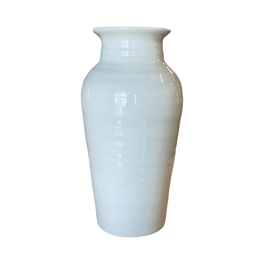 White Stoneware Vase #2