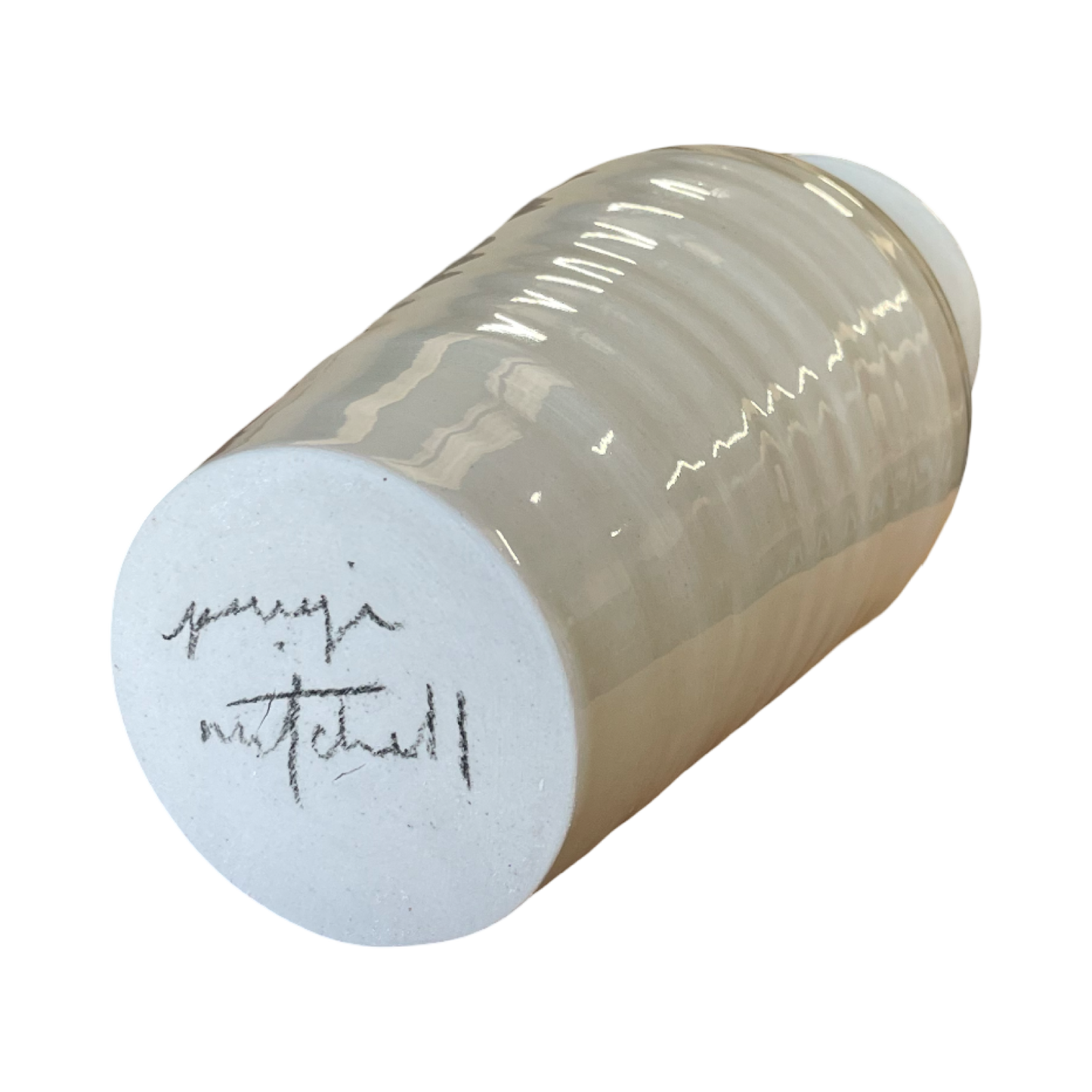 White Stoneware Vase #2