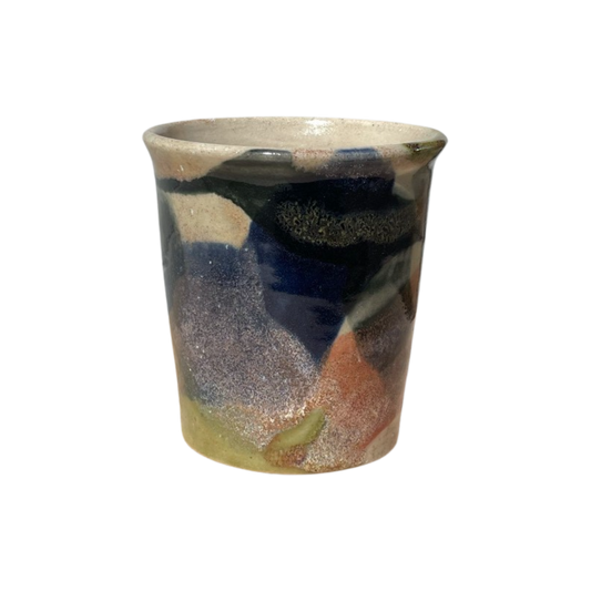 Mixed Glaze Pot