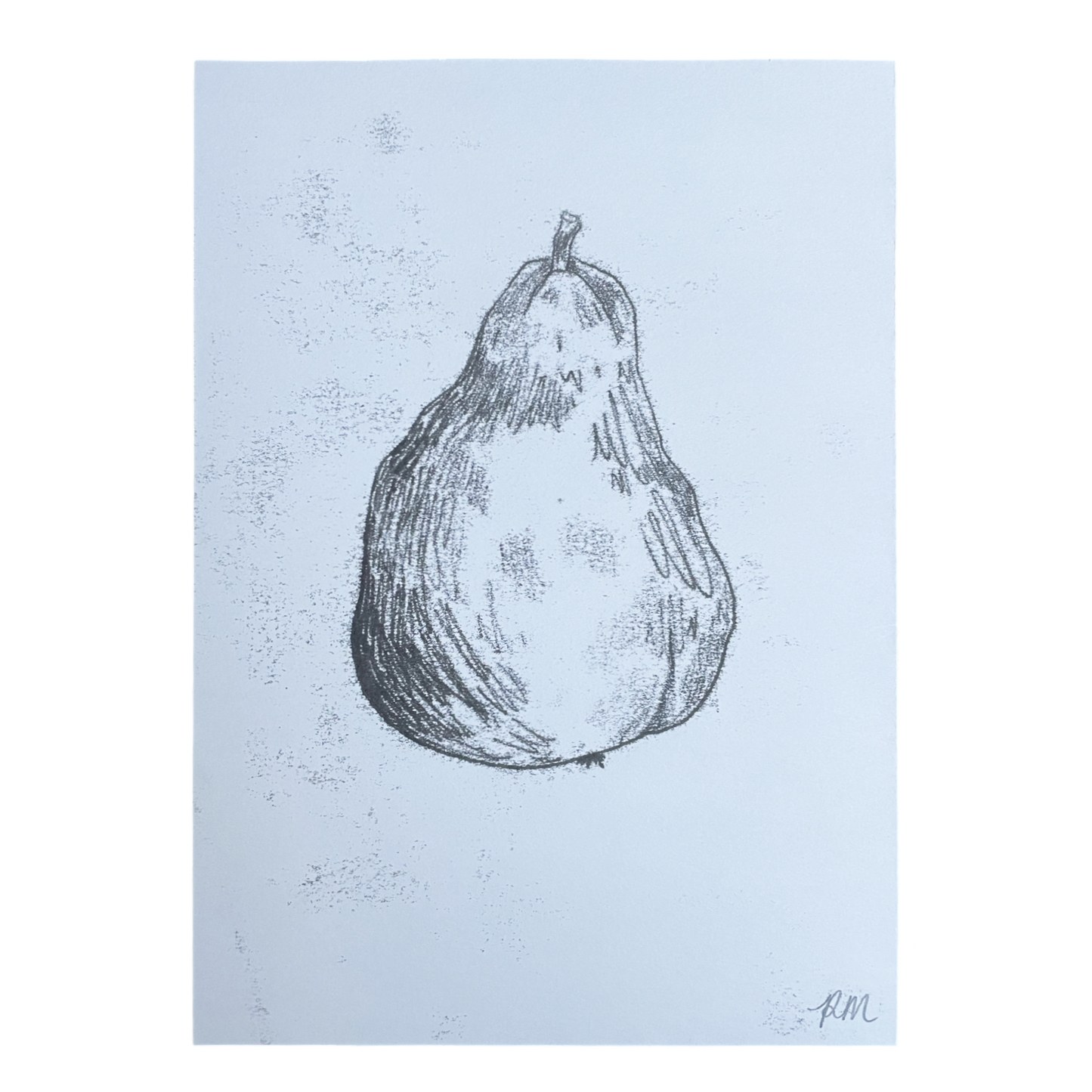 Pear Monoprint #1