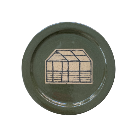 Greenhouse Side Plate Green