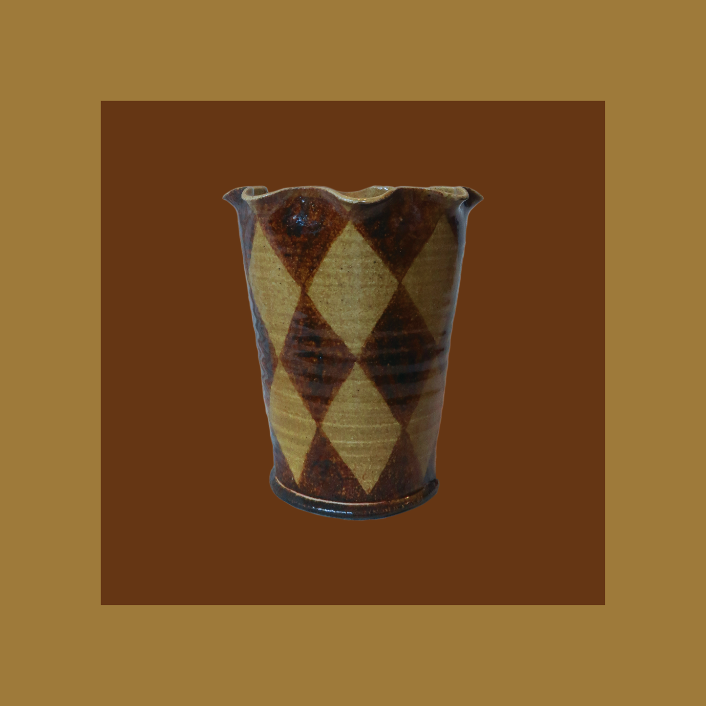Honey Glaze Vase - Small