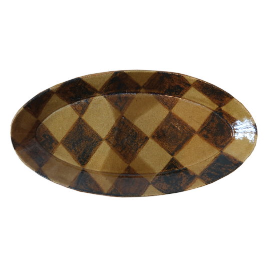 Honey Glaze Dish - Long Oval