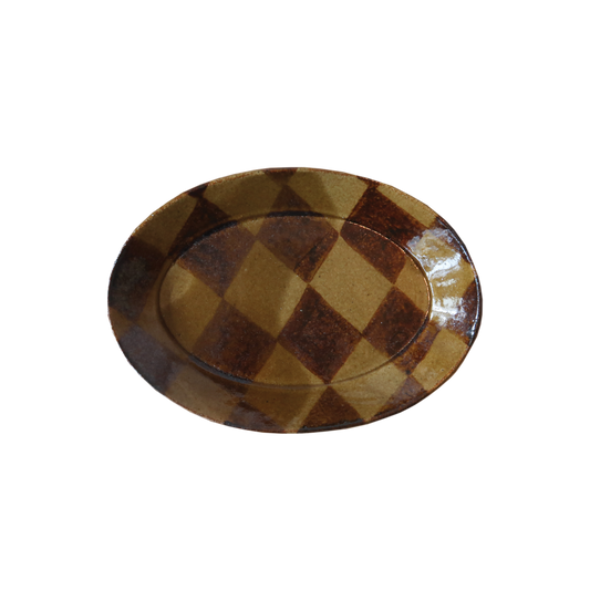 Honey Glaze Dish - Short Oval